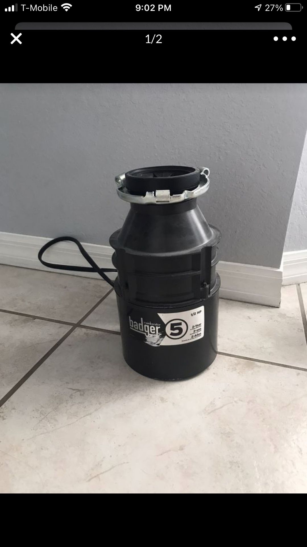 Badger 5 disposal