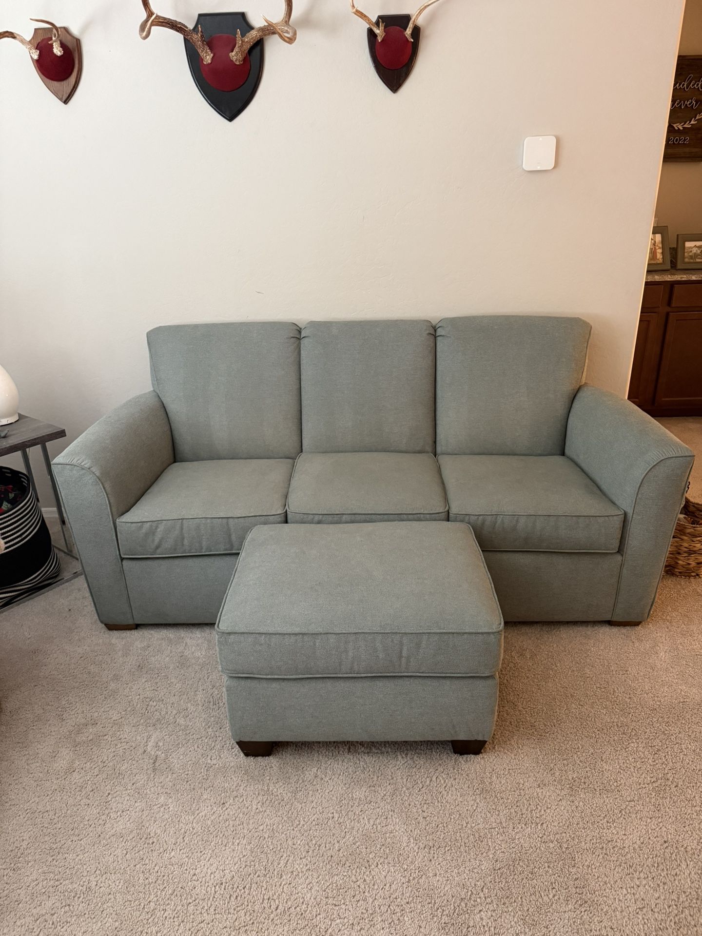 FlexSteel Couch & Ottoman