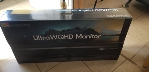 Brand New Wide Samsung Monitor