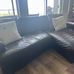Premium Leather Italian Couch - Italsofa / Natuzzi 