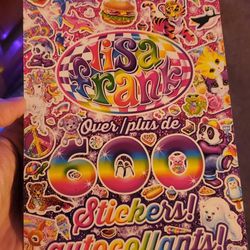 Lisa Frank Sticker Book 600 Stickers Rainbow Retro 90’s 80’s Colorful