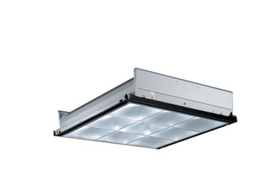 Lithonia Lighting 2 ft. x 2 ft. Silver 9-Cell Multi-Volt Fluorescent Parabolic Troffer