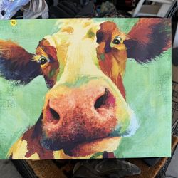 Cow Canvas 