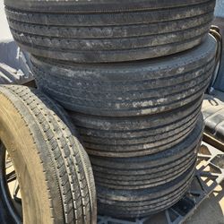 Tires, Hay Hauler Trailer 