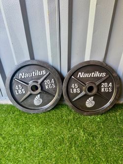 Nautilus Weight Plates 45LB Pair