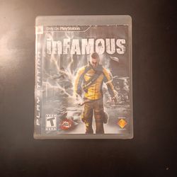 Infamous Ps3 Game 