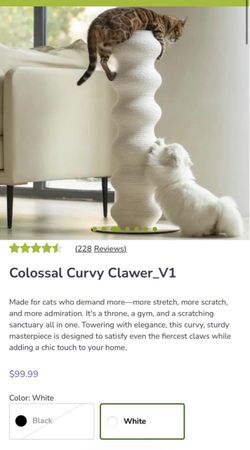 Furry Tails cat scratcher