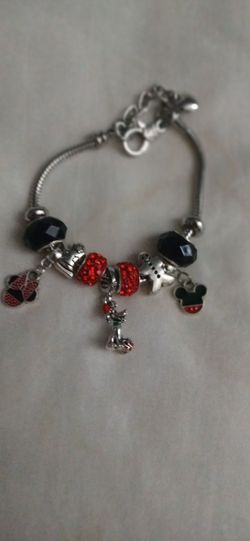 One of a kind Handmade Disney Christmas Bracelet