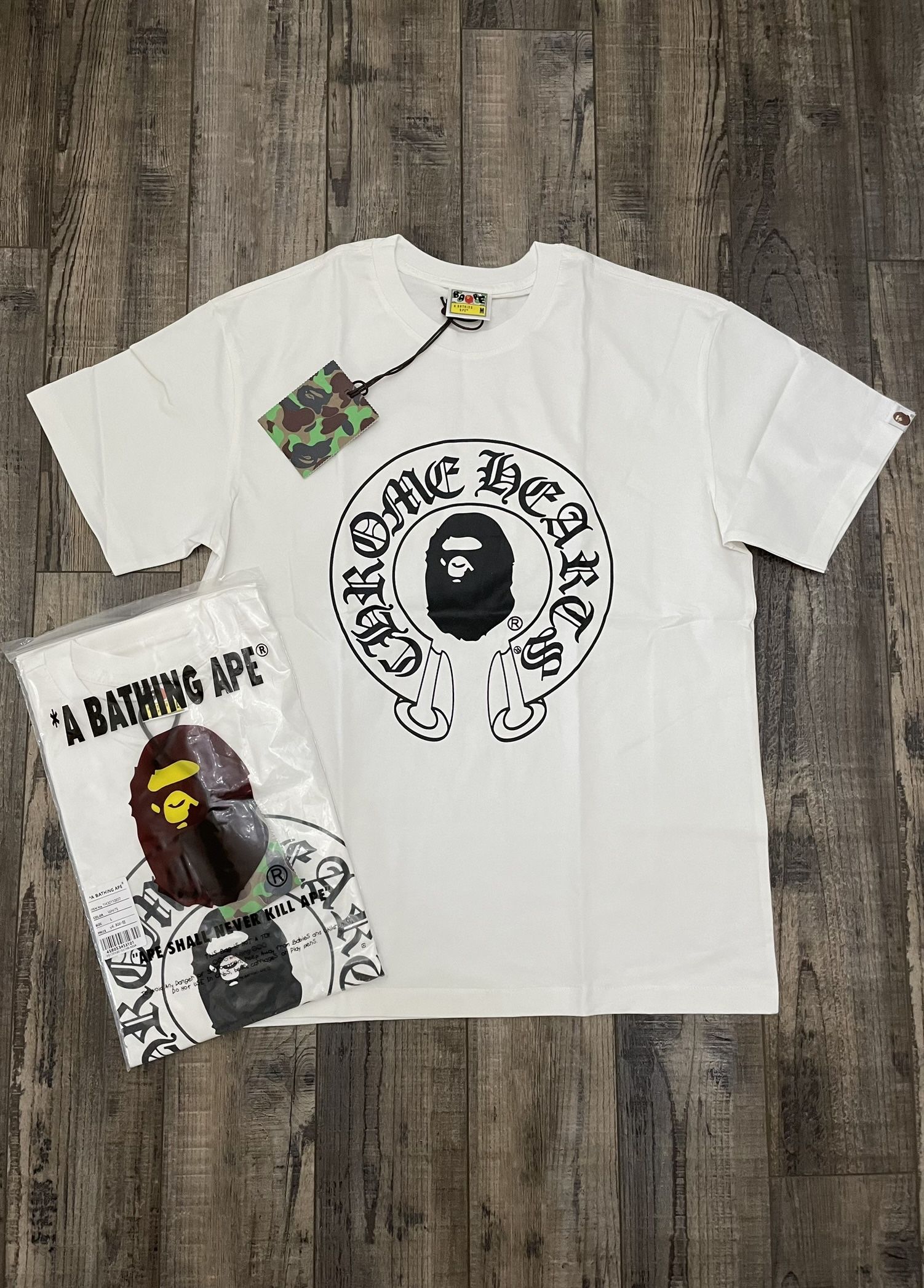 BAPE X Chrome Hearts Tee