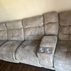 Couches Both Ends Are Recliners Free Come Get Them 