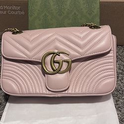 Pink And Gold Bag