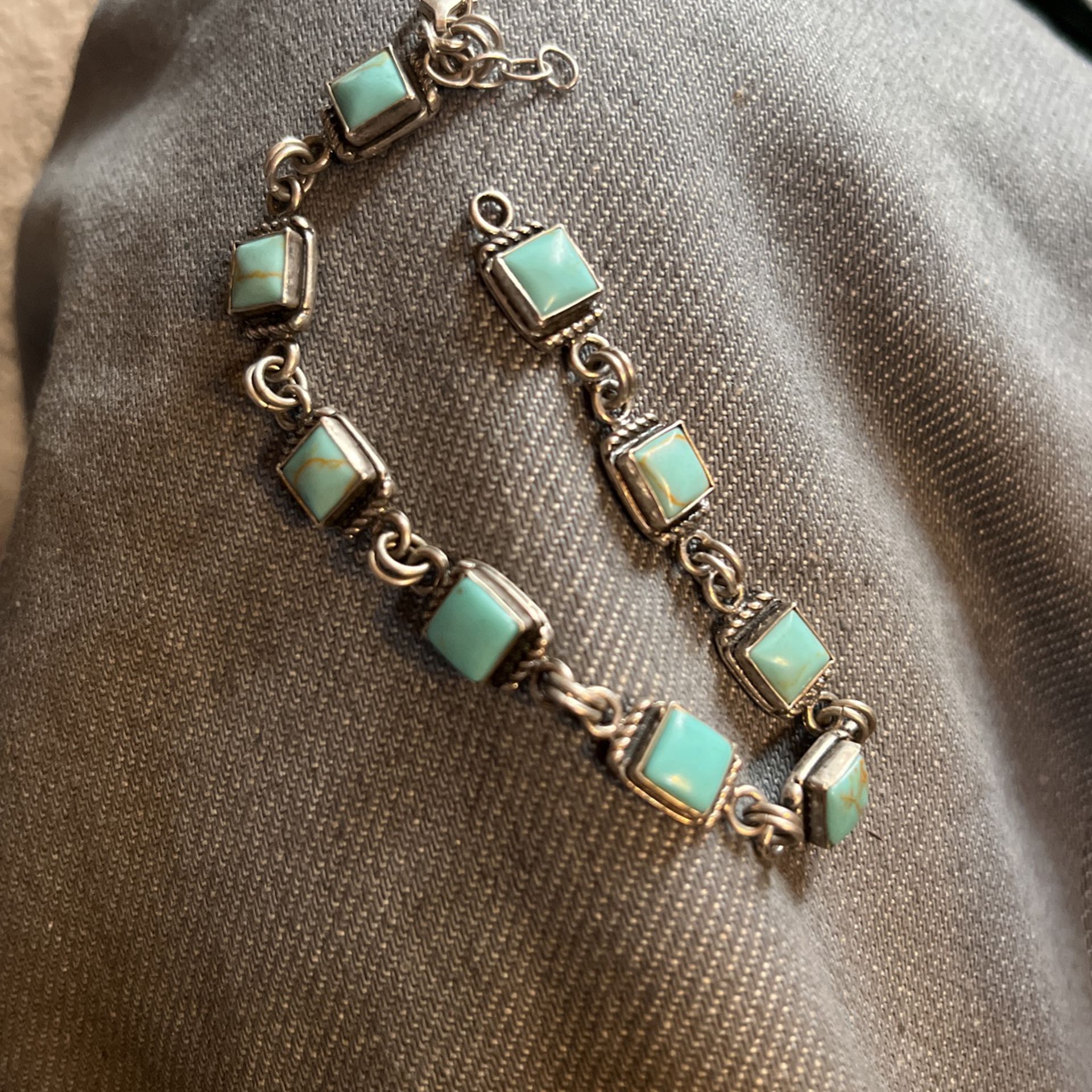 925 Turquoises Bracelet 