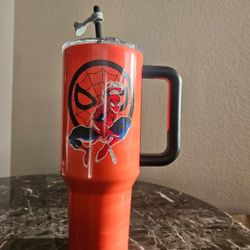 Spiderman Tumbler Cup Stainless Steel Insulated 40oz