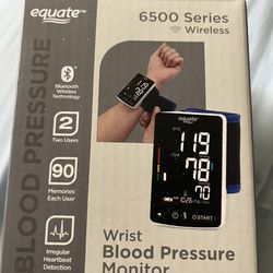 Equate Wrist Blood Pressure Monitor 