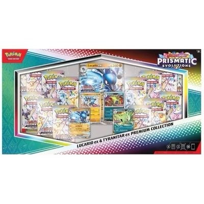 Pokémon lucario Tyranitar Prismatic Evolutions Collection