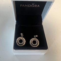 Silver Pandora Earrings 