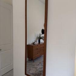 Wood Frame Mirror 65x20