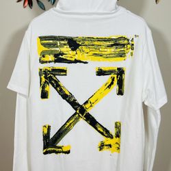 OFF-WHITE HOODIE X TEE, SPLASHED ARROWS SS24