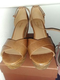 Wedge heels....new