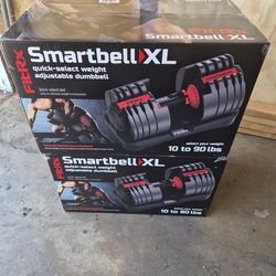 Pair of adjustable dumbbells 90lbs