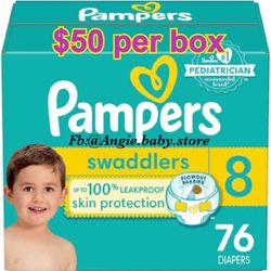 Pampers Swaddlers Size 8 Jumbo Box