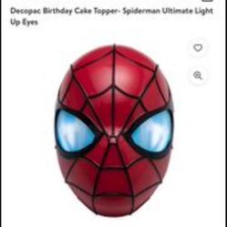 Decopac Birthday Cake Topper- Spiderman Ultimate Light Up Eyes
