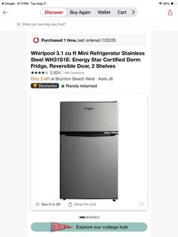 Whirlpool Mini Fridge/Freezer