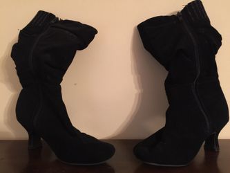 Black boots child size 1