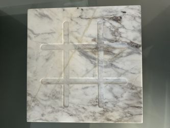 Marble Shot Glass Tic Tac Toe Board