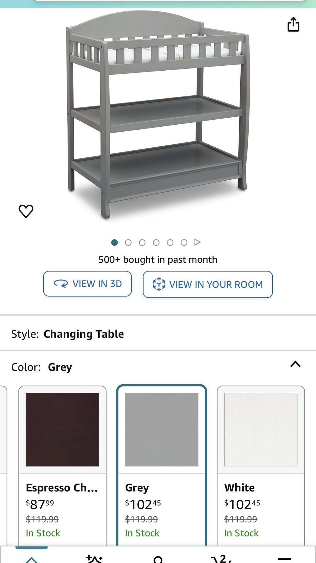 Delta•Children Baby Changing Table