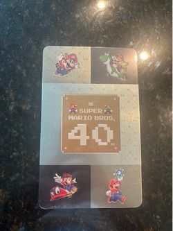 Sealed Mario 40th Anniversary Game Case