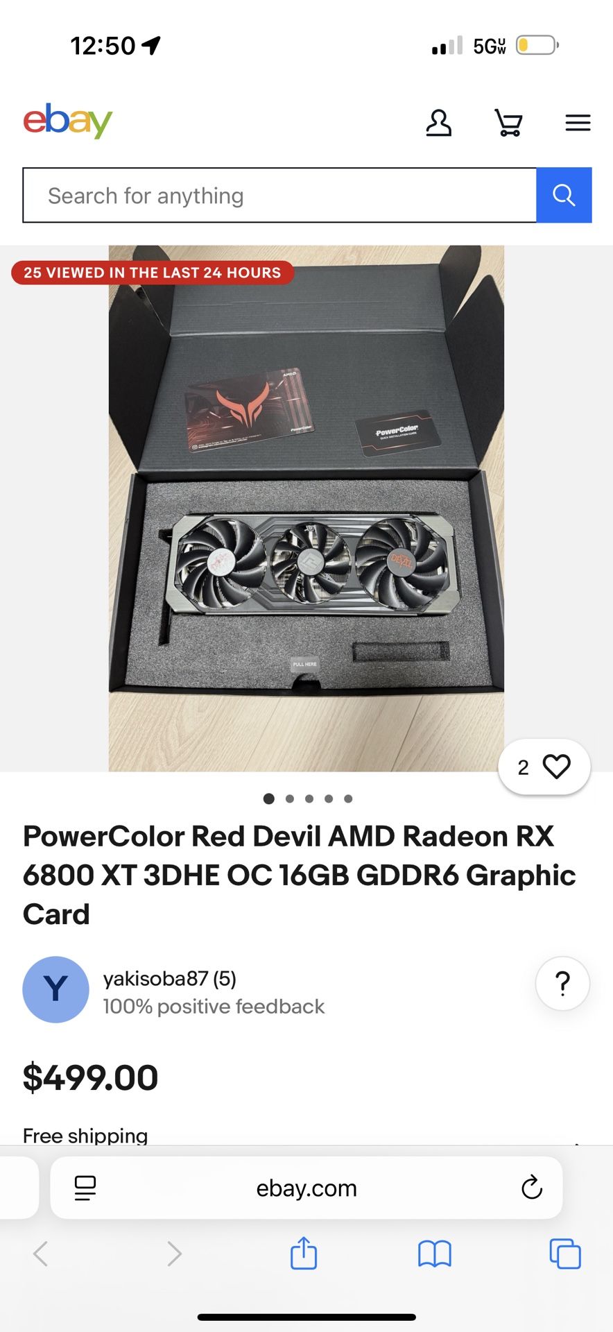 PowerColor Red Devil AMD Radeon RX Graphic Card
