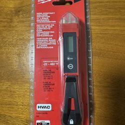 New Non-Contact Voltage Detector w/Laser Infrared Thermometer Milwaukee