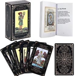SUNHHX Tarot Cards Set, Tarot Cards For Beginners With Meanings On Them