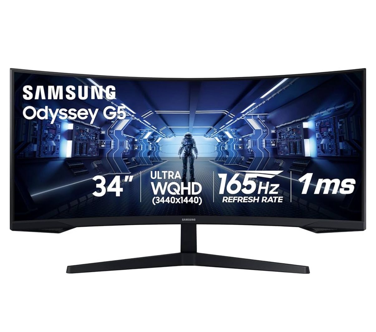 Samsung 34” Odyssey G5 Curved Gaming Monitor