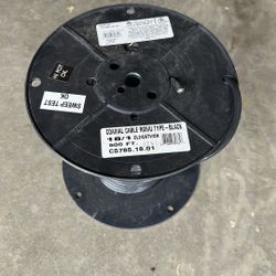 Coaxial Cable RG6/U Type-Black 18/ CL2/CATV/CM