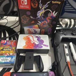 Nintendo Switch Oled. POKEMON SCARLET & VIOLET EDITION