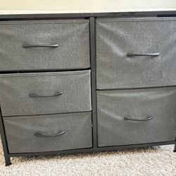 5 Storage Small Fabric Dresser