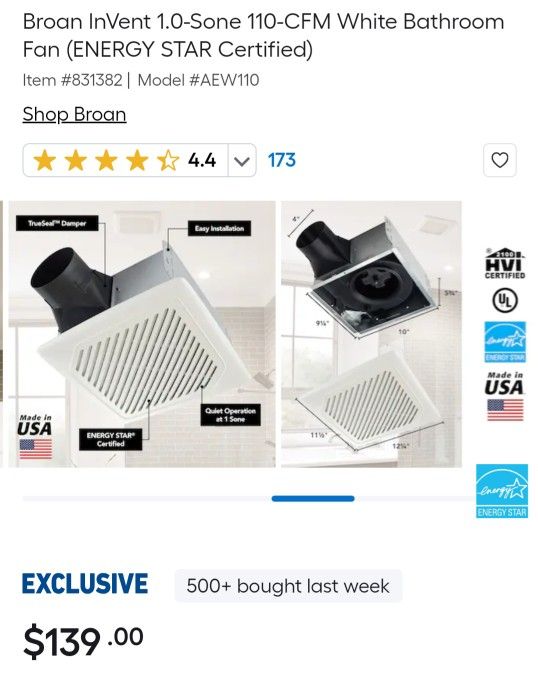 Restroom Fan