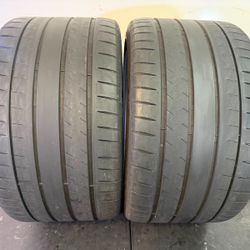 V836  305 30 19 102Y  Michelin Pilot Sport 4S  2 used tires  60%-70% life 