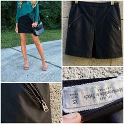 Abercrombie & Fitch Faux Leather Skirt SZ XS