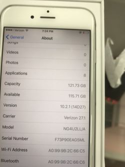iPhone 6 desbloqueado 128gb
