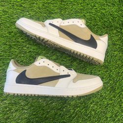 Jordan 1 Retro Low Golf Travis Scott Neutral Olive