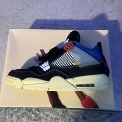 Jordan 4 Retro Union Off Noir - Size 12