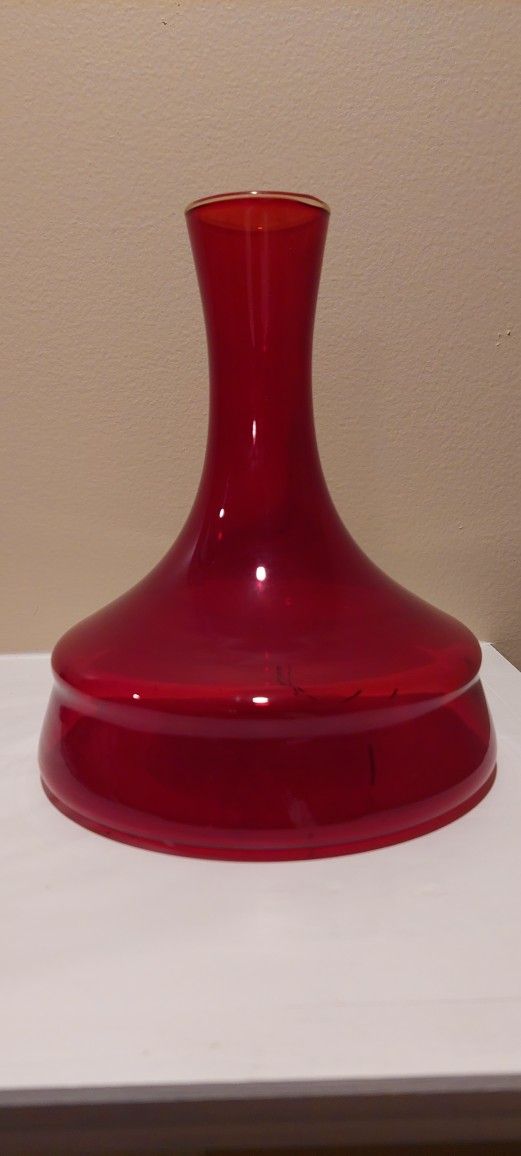  Vintage GORGEOUS Red Viking Glass Decanter

NO Stopper

