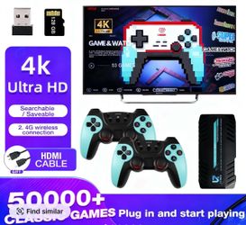 brand new Save Anytime, Never Lose Progress! 4K Retro Game Stick with Smart Anti-Lag Chip | [ABC] Supports 40+ Emulators