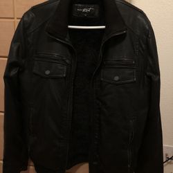 Black Rivet Leather Jacket