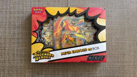 Pokémon Ascended Heroes Mega Emboar Ex Box