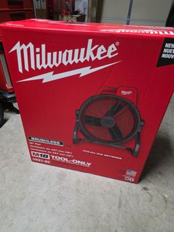 Milwaukee M18 Brushless Hybrid 18in. Variable-Speed Fan, Model# 0821-20