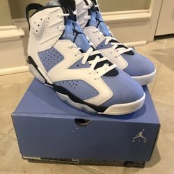 Jordan 6 Retro UNC White. Size 13